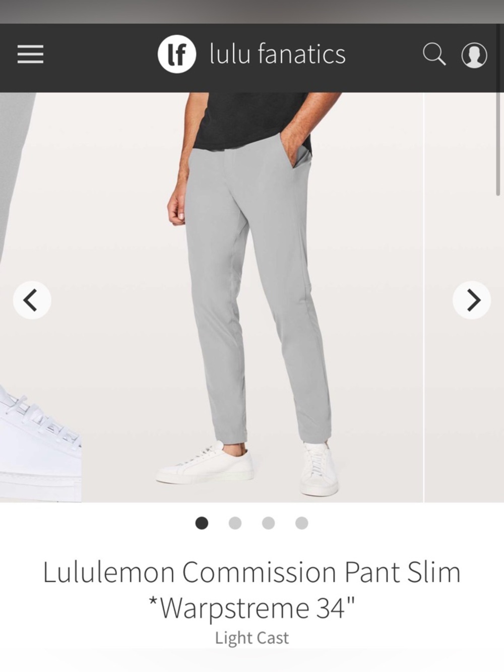 Commission Pant Slim 34”L. 38 waist